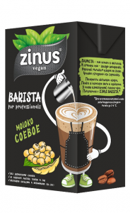 Растительное молоко Zinus Barista соевое 1 л 